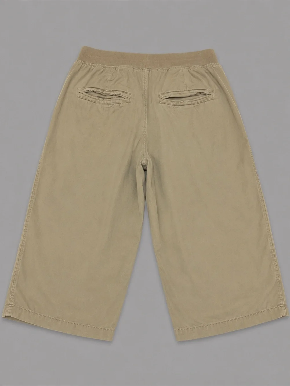 St. John’s Bay Women’s Petite Large PL Beige Tencel Utility Bermuda Shorts